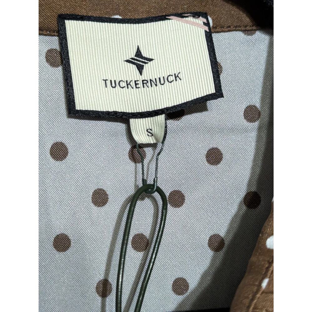 Tuckernuck Cocoa Brown Dot Chloe Midi Dress Size Small Belted NWT Fall Workwear - Picture 6 of 12